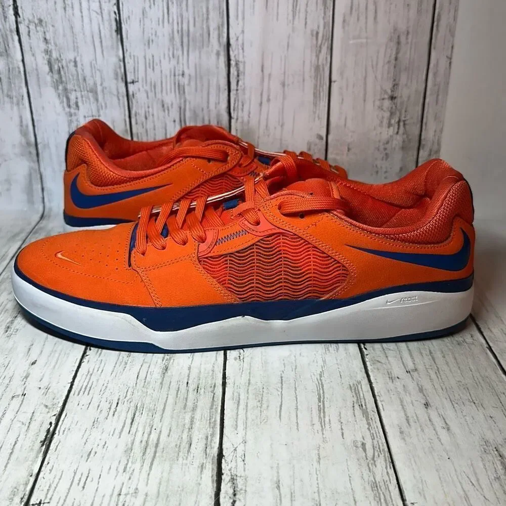Nike Ishod Wair Premium‎ SB 'Orange Blue Jay' Skate Shoes Men Size 13 DZ5648-800